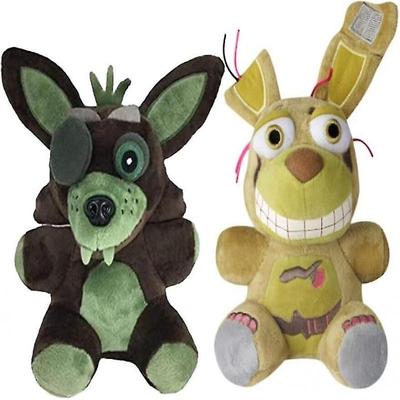 Nachtplüschtiere: Springtrap und Phantom Foxy Springtrap Plüschtiere
