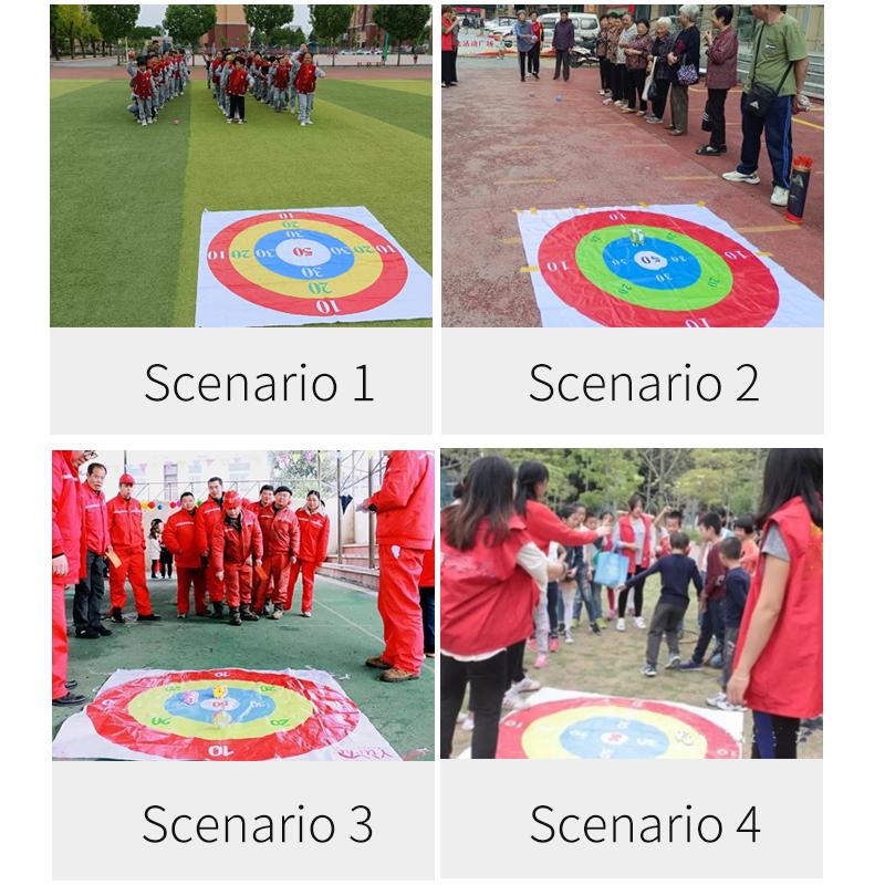 Team Building  Outdoor Parent Child Interaction Sandbag Throwing Toy Target Throwing Board Fun Game Props Kid Team Training Toys