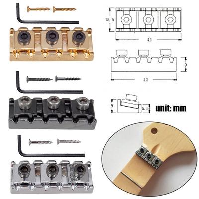 Guitar Accessories with Screws Tremolo Bridge String Locks Nut Block Guitar Strings Locking System