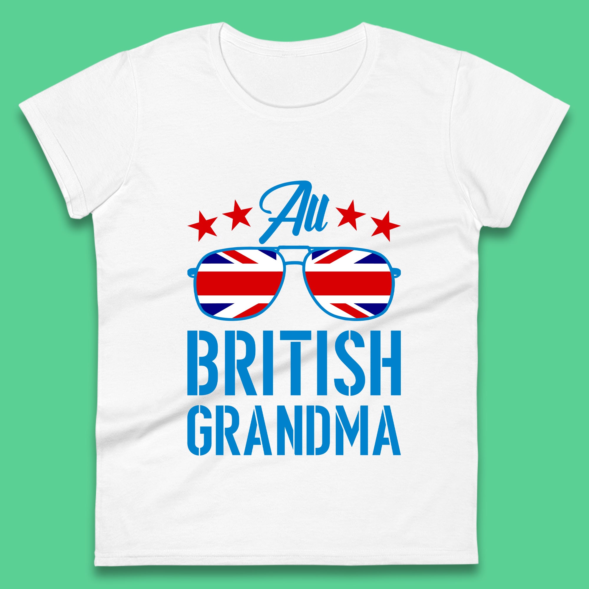 British Grandma Womens T-Shirt Mens Tops Tees Unisex M
