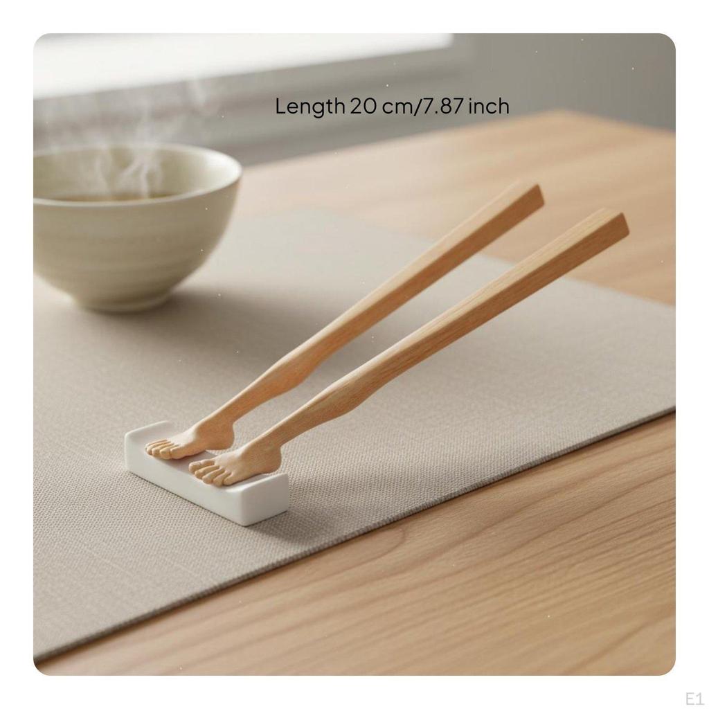 Foot Shaped Chopsticks Portable Chopstick Straw Combo