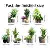 DIY Topfpflanzen Efeublätter Grünpflanze Schmetterling Wandaufkleber Selbstklebend für Mietwohnung Küche Wohnzimmer Wand Neujahrsdekoration