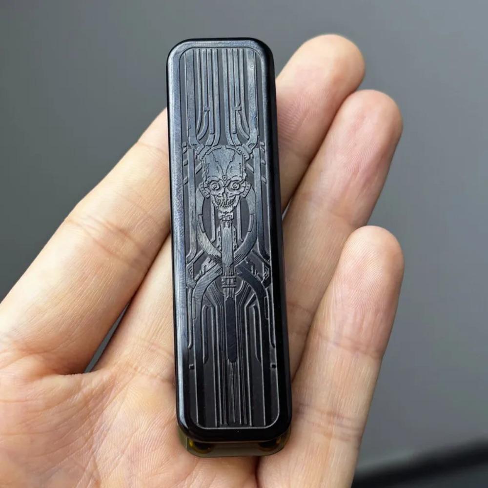 Fidget Mechanical Slider Dense Paragraph Magnetic Push Card Plate Haptic Coin Edc Sensory Stress Reducing Toys Anti Anxiety Men