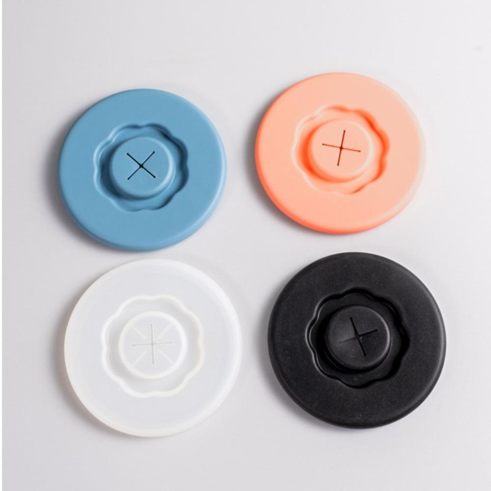 3PCS Leakproof Silicone Cup Lid Universal Tea Coffee Lids Cup Dustproof Cover  Cup Accessories