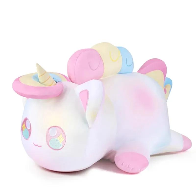 Meows Aphmau Pluche Pop Coke Frietjes Hamburgers Brood Sandwiches Eten Kat Pluche Speelgoed Slaapkussen Kerstcadeaus voor Kinderen white