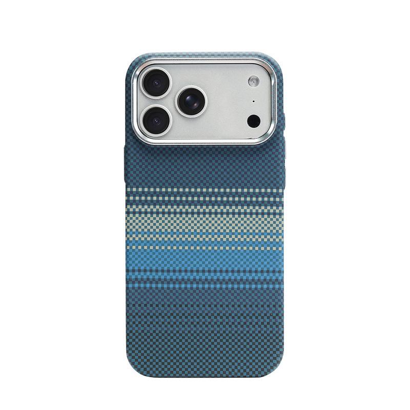 iPhone 17 Pro Kevlar Case: Carbon Fiber Texture, 16 Hardware Lens, Magnetic Protective Cover iPhone 17 Air