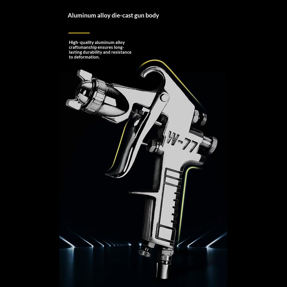 High-efficiency spray gun with fine atomization