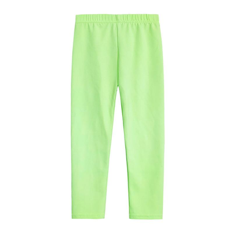 Childrens Summer Candy Color Casual Pants With Viscose Fiber For Girls Comfort
