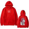 Darling In The Franxx Hoodie Zero Two 02 Horn Front Back Print Men Women Anime Manga Pullover Sweatshirt Unisex Casual Streetwear Hooded Top