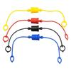 4 Sets Hydraulic Quick Coupler Male Dust Cap And Female Plug Cover, Rubber Dust Caps/Plugs