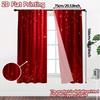 Flat Printing Jit Curtains Without Rod Curtain Sparkles Popular Pattern Versatile Polyester Gifts Set Of 2 Made