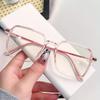 2pcs new Korean square pochromic glasses - fashionable women's glasses casual daily commuting for men and women