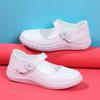 Women Slip on Lolita Shoes Leather Mary Jane Nurse Shoes Women White Flat Versatile Shoes Kawaii Designer Spring Summer