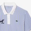 [lacoste] Men's Golf Striped Graphic Polo Shirt DH4803-55NA7I