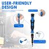 141in1 Precision Screwdriver Set Professional Repair Screwdriver Tool Kit with 120 Bits and 21 Accessories for Computer Eyeglass