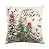 Christmas Pillowcases  Holiday Decorations  Living Room Sofa Cushion Covers  Bedroom Pillow Covers(Without Pillow Core)