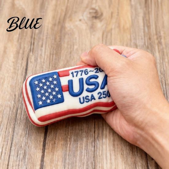 250th Anniversary Squeeze Toy America Stress Relief Patriotic USA Anxiety Sensory Fidget Pinch Party Favors