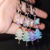 Fashion Star Christmas Tree Phone Charm Straps Car Keys Hanging Pendants Y2K Bag Decoration Lanyard Purse Accessories