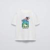 Disney Tees Printing Tops Summer Wear Cartoon Short Sleeve T Simple Cute Loose Bottoming Shirt Cotton Costume Unisex comfortable