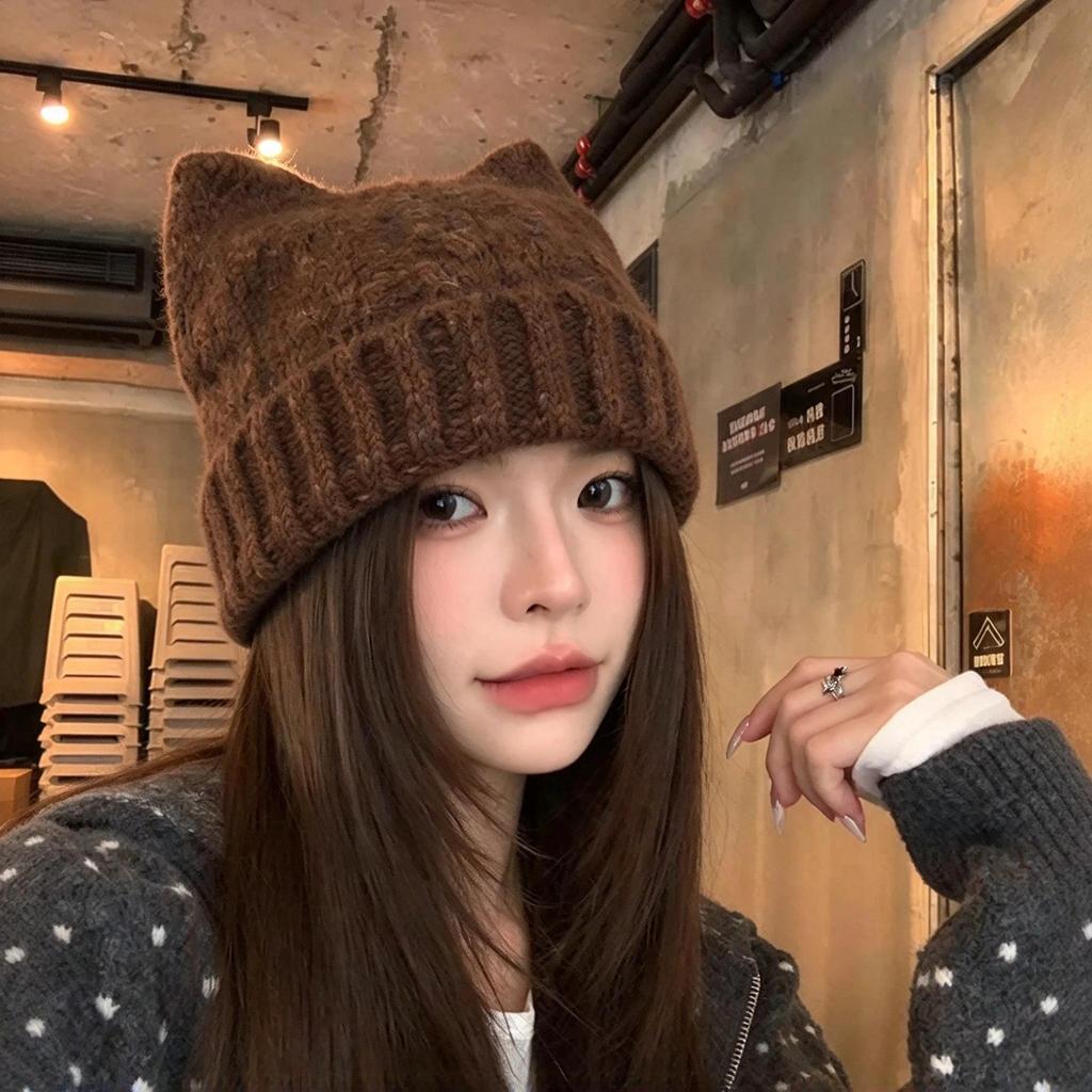 Unisex Knitted Beanie Hat, Warm Winter Knit Cap For Men And Women, Casual Outdoor Cold Weather Hat