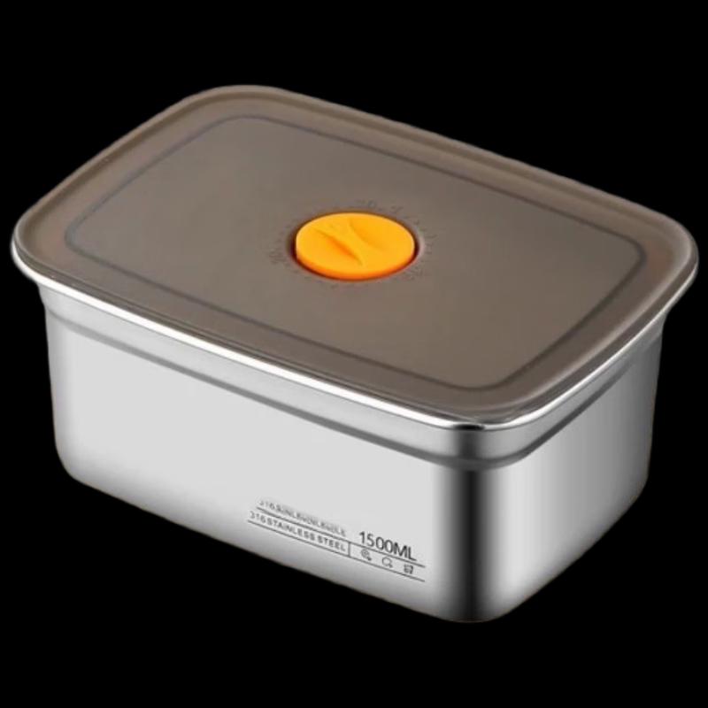 Zhi Shi 316 Edelstahl Vakuum Frischhaltendes Lebensmittelbehälter-Set