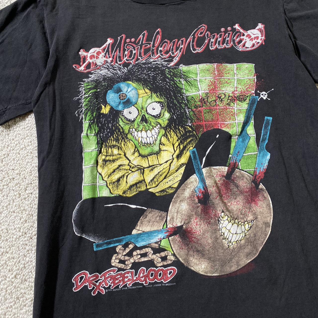 80s Motley Crue heavy metal band t-shirt Pushead unisex S-5XL QT1400 S