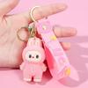 Cute Plush Labubu Keychain DIY Accessories Toy Gift 1pcs