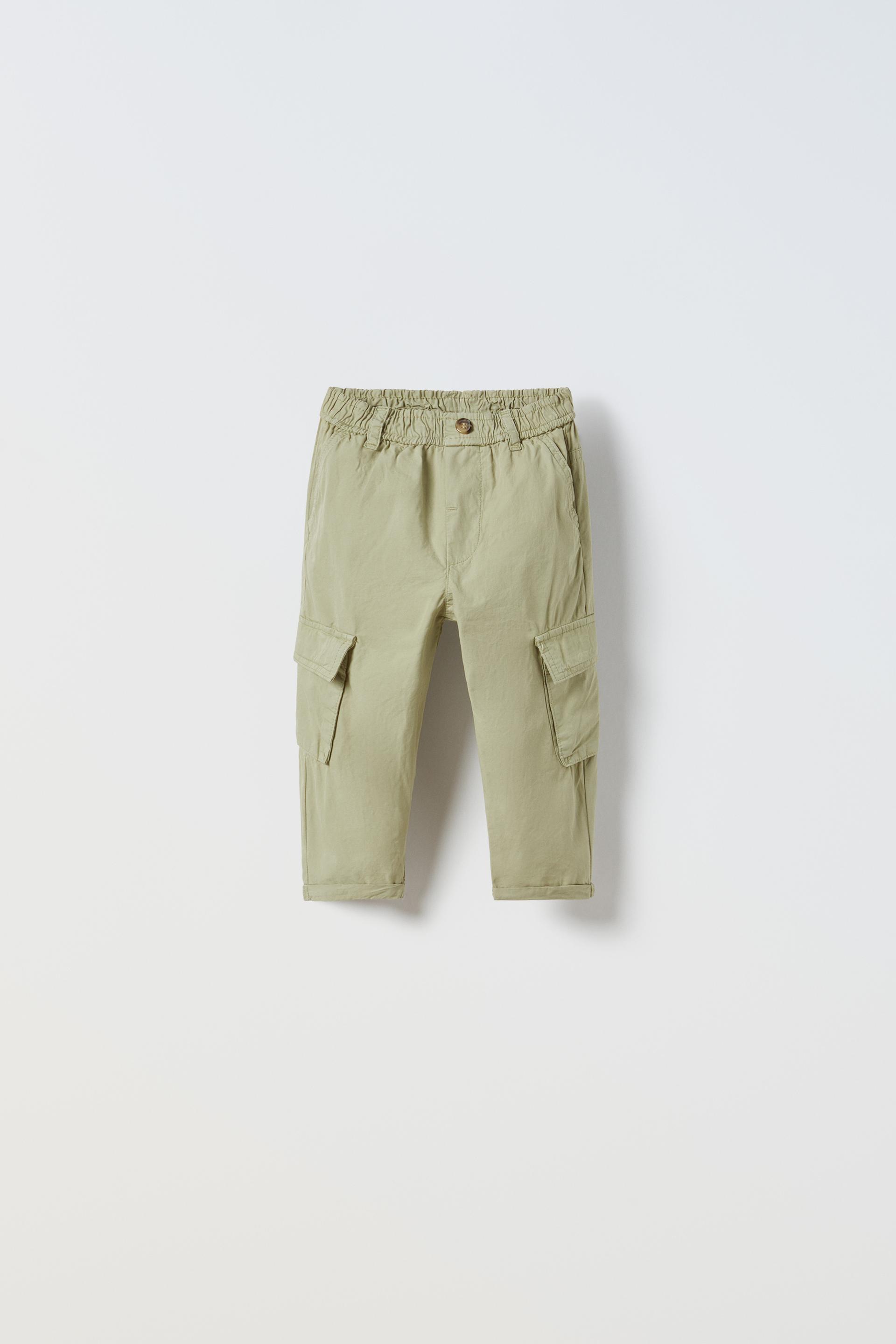 

POPLIN CARGO TROUSERS