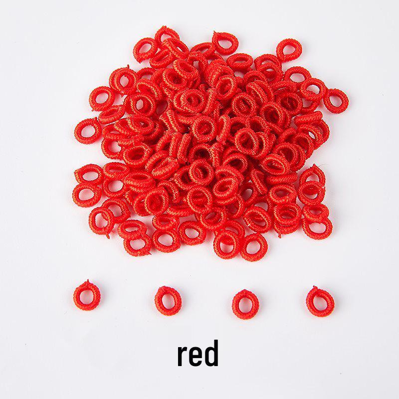 Colorful Handmade Pineapple Knot Bracelet Kit: Red String & Braided Rope Materials