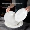 DeRuiEn Ceramic Footed Serving Plate