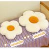 Daisy Flower-Shaped Plush Throw Pillow - Cozy & Cute Decorative Cushion for Bed and Sofa, Multicolor Soft Fabric Floor Pillow