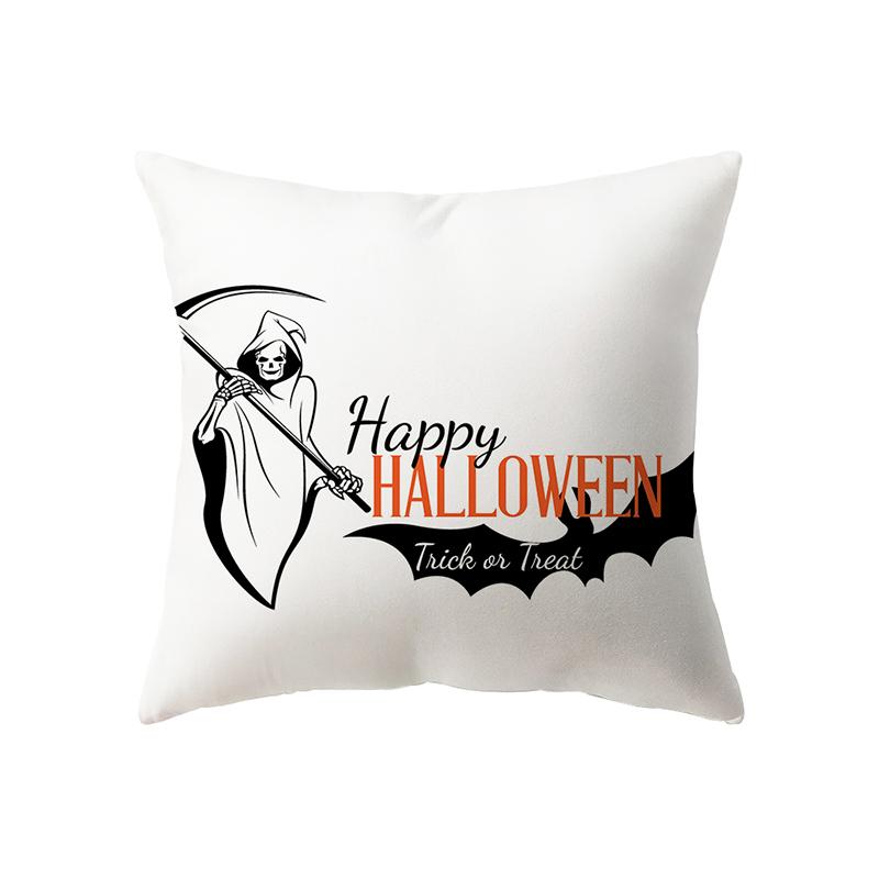 Alphabet Halloween Theme Pillow Cover Sofa Cushion  Holiday Gift Party Decoration Home Decor