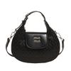 Shape Crescent Solid Color Single Shoulder Crossbody Bag Handbag Fashion Women