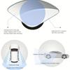 2 Blind Spot Mirrors High Definition Glass Convex Lens Rear View Wide Angle 360 ° Adjustable Auxiliary Mirror