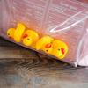 Durable Canvas Womens Backpack With Fun Duck Toy And Transparent School Bag Design