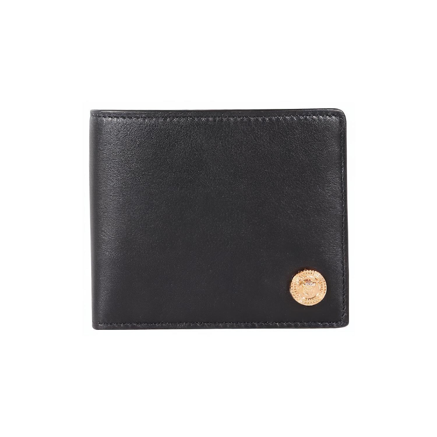 

Versace Short Medusa Decorated Leather Wallet Men Wallets Black DPU24631-A0319-01B00V Box(Basic Set+Box)
