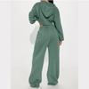 Damesmode Effen Kleur Lange Mouw Sportieve Casual Hoodie Set
