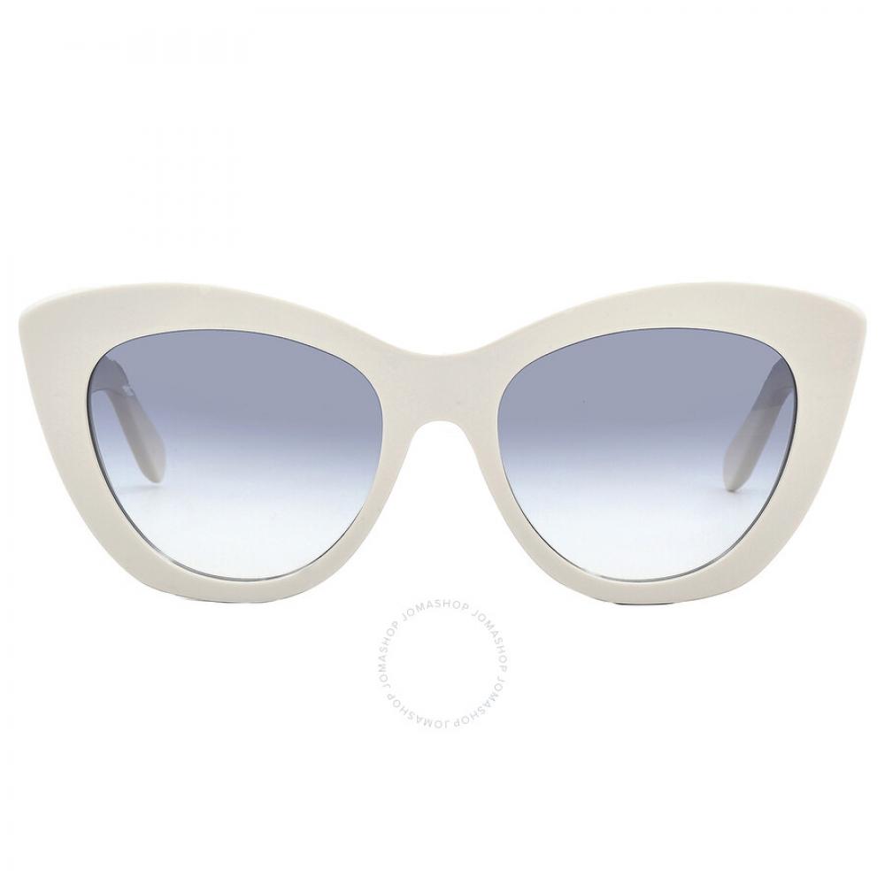 

Salvatore Ferragamo Синие женские солнцезащитные очки Butterfly SF1022S 103 53