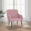 Day and Night - Day and Night Pink Velvet Armchair 63x76x80 Cm