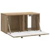 Wall Mounted TV Cabinet 59.5 x 31 x 30 cm Artisan Oak