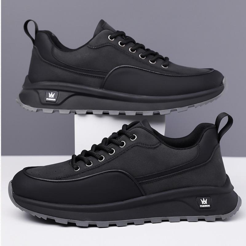 Fashion New Fashion Platform Leather Outdoor Casual Sneakers for Men Designer Soft-soled Spring Autumn Increase Men's Sports Shoes