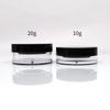 1pcs 10g/20g Portable Plastic Powder Box Handheld Empty Loose Powder Pot With Sieve Cosmetic Travel Makeup Jar Sifter Container