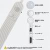 Clearhill 5V Motion Sensor COB LED Strip Light, Adjustable Time Delay, 2 Power Supply Types (Power Supply Sold Separately), 3M X 1, Warm White 3000K,