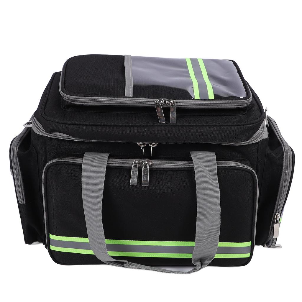 Emergency Tool Bag Rainproof Oxford Fabric Versatile Storage Bag with Multiple Pockets and Zippers