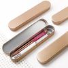 Tinplate Eyebrow Pencil Case with Sponge Base – Durable, Gift-Ready & Drop-Resistant for Students.