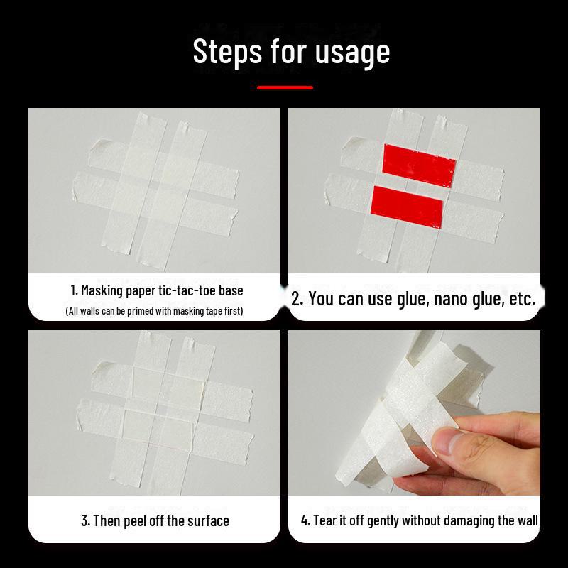 Wedding Props & Supplies: Masking Paper, Double-Sided Tape, Traceless Adhesive Balloons, and More for Wedding Decoration