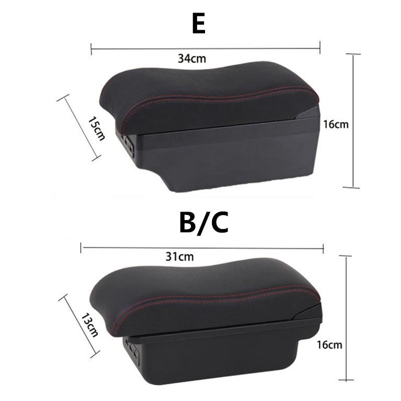 Car Armrest Box for Hyundai Elantra Touring I30 FD I30cw 2007 2008 2009 2010 2011 Leather Center Console Arm Rest Storage Box
