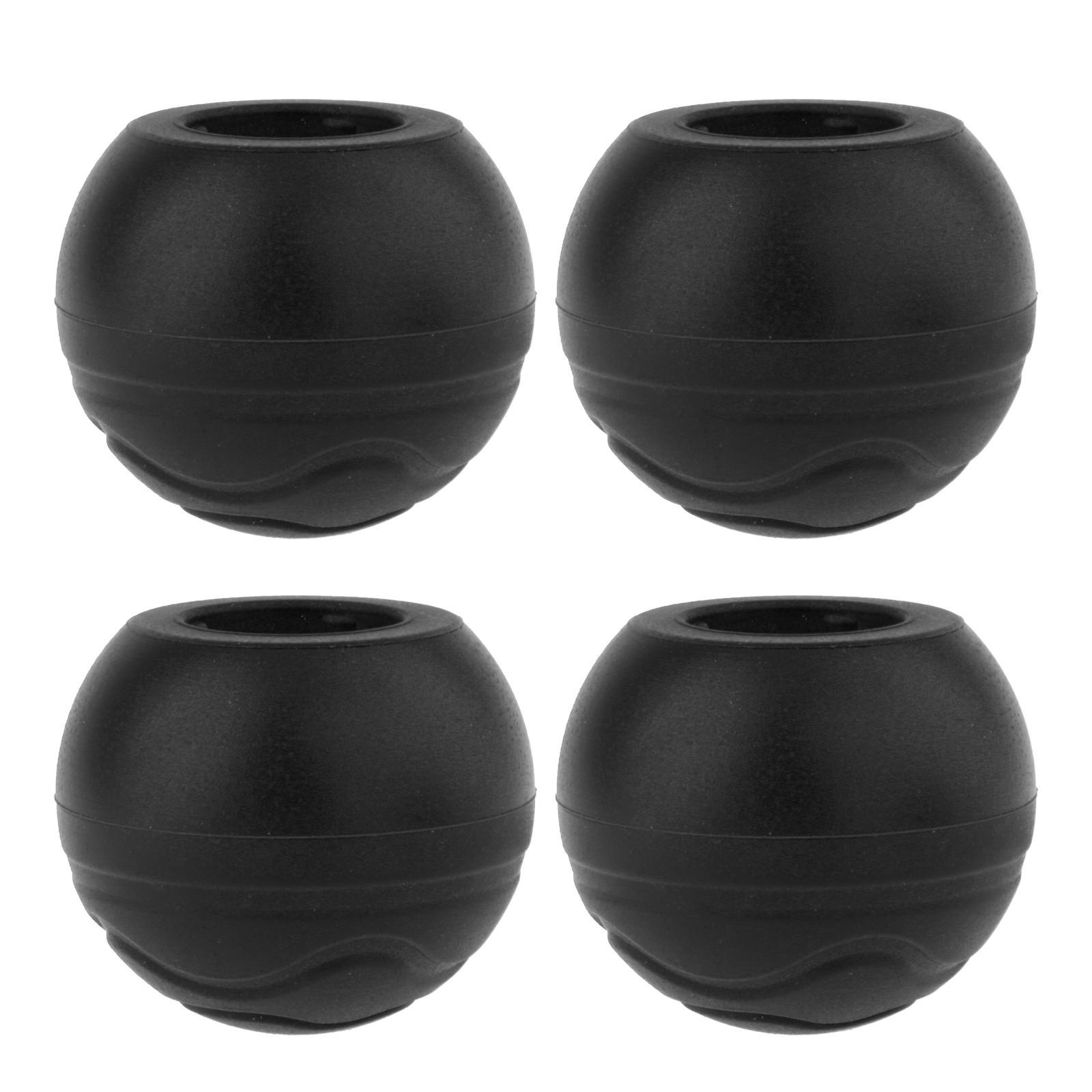 

4 шт. Накладки на ножки стула, колпачки для ножек стула, протекторы для ножек стула для мебели, обеденных стульев, для улицы, кемпинга, складного стула-луны чёрный