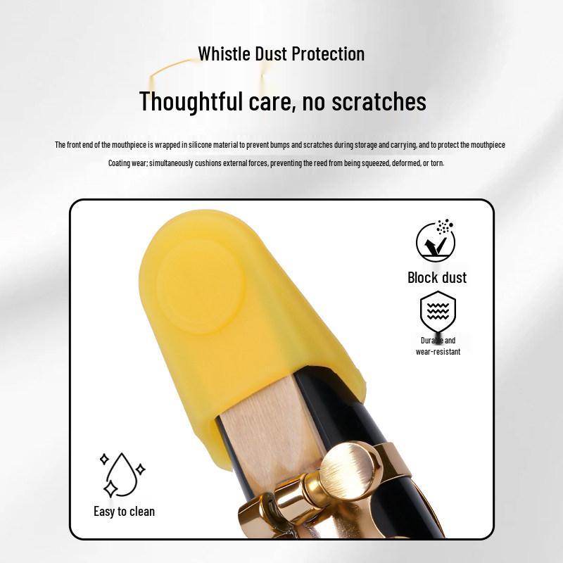 Soft Silicone Mouthpiece Protector for Alto/Tenor/Soprano Saxophone & Clarinet