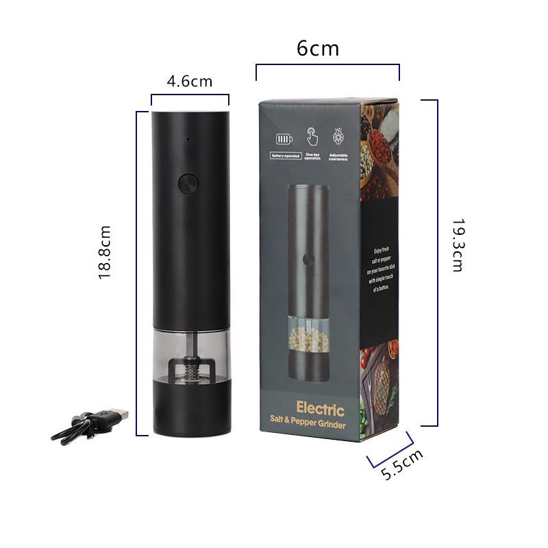 Adjustable Coarseness Large Capacity Electric Pepper Grinder Salt Pepper Mill Electric Spices Grinder Kitchen Cooking Tool YMQ01